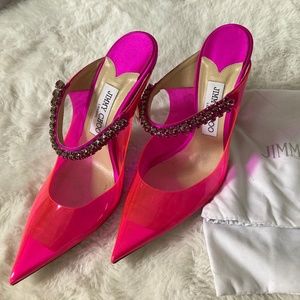Jimmy Choo Bing 100 Embellished Mules